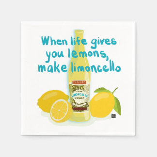 Guardanapo De Papel When Life Gives You Lemons - Make Limoncello