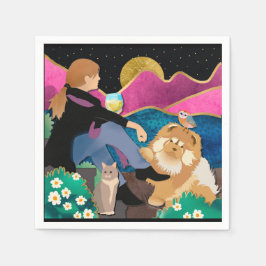 Guardanapo De Papel WHEN WITH ME chow papel napkins