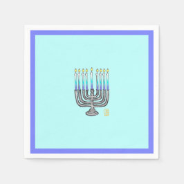 Guardanapo De Papel Whimsic Menorah Paper Napkin