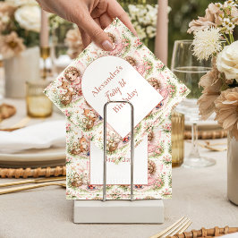 Guardanapo De Papel Whimsical Fairy First Birthday