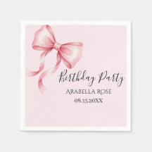 Whimsical Pink Bow Birthday Party