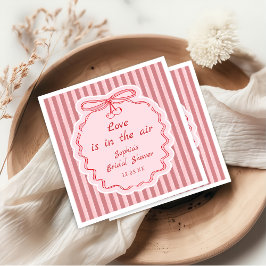 Guardanapo De Papel Whimsical Red Happy Galentine's Day Napkin