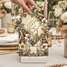 Guardanapo De Papel Whimsical Strawberry Forest Baby Shower