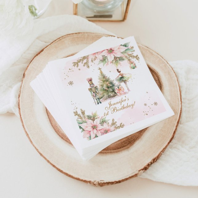 Guardanapo De Papel Whimsical Winter Onederland, o Noz-Cacker (Criador carregado)