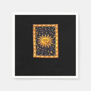 Guardanapo De Papel Whimsigoth 90s Sun e Moon