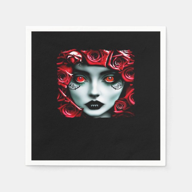 Guardanapo De Papel Whimsigoth - Florestas Místicas e Mágica Lua (Frente)