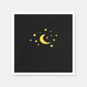 Guardanapo De Papel Whimsigoth Night Sky Sun Moon Witchy