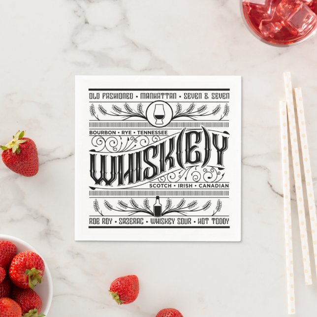 Guardanapo De Papel Whiskey / Whisky Napkin (Insitu)
