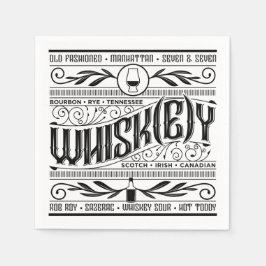Guardanapo De Papel Whiskey / Whisky Napkin