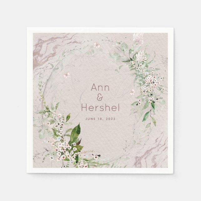 Guardanapo De Papel Whisper e Blush 2 Cocktail Napkins (Frente)