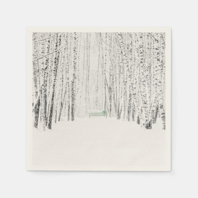 Guardanapo De Papel White Christmas Tale (Frente)