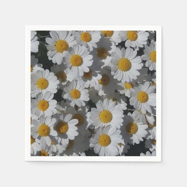 Guardanapo De Papel White Daisies Paper (Frente)