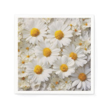 White Daisies Sobre Papel Em Dificuldade