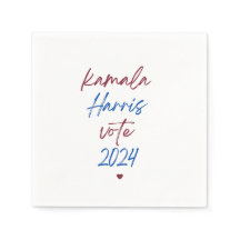 White Napkins para Kamala Harris 2024