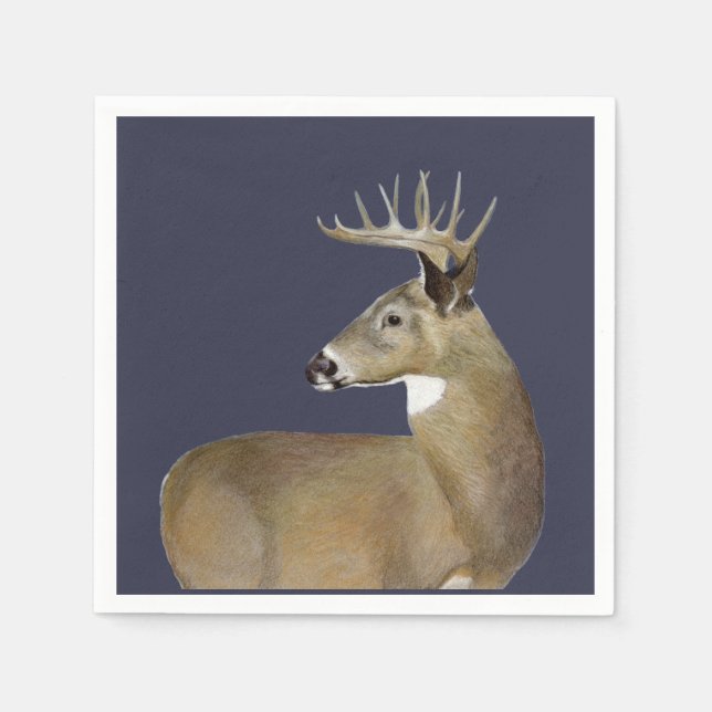 Guardanapo De Papel White Tail Buck (Frente)