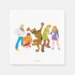 Guardanapo De Papel Whole Gang 16 Mystery Inc