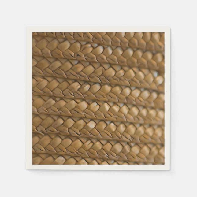 Guardanapo De Papel Wicker Straw Rattan (Frente)