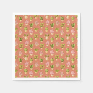 Guardanapo De Papel Wild Cactus Pattern
