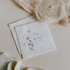 Guardanapo De Papel Wild Forest Floral Wedding Napkins