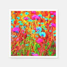 Guardanapo De Papel Wild Meadow em Bloom Pop Art