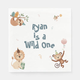 Guardanapo De Papel Wild One Birthday Napkins