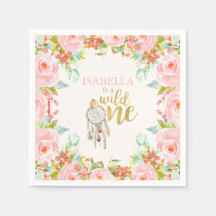 Guardanapo De Papel Wild One Festa de aniversário Napkin Boho Dreamcat