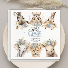 Guardanapo De Papel Wild One Safari Chá de fraldas da Selva Napkins
