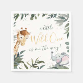 Guardanapo De Papel Wild One Safari Jungle Paper Napkin