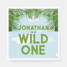 Guardanapo De Papel Wild One Safari Jungle Party Paper Napkins
