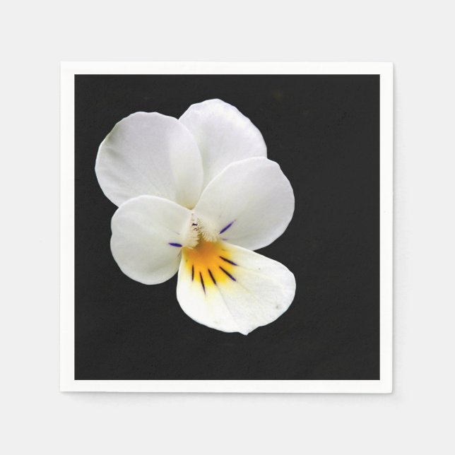 Guardanapo De Papel Wild Pansy Paper Napkins (Frente)