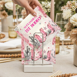 Guardanapo De Papel Wild West 1st Rodeo Birthday