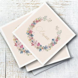 Guardanapo De Papel Wildflower Birthday Elegant