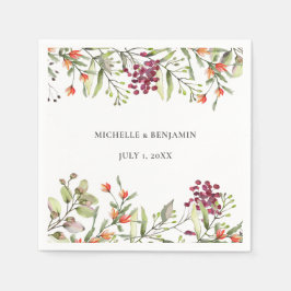 Guardanapo De Papel Wildflower Meadow Wedding