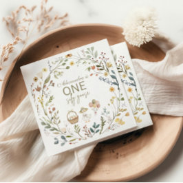 Guardanapo De Papel Wildflower Silly Goose 1st Birthday 