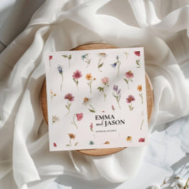 Guardanapo De Papel Wildflower Wedkins