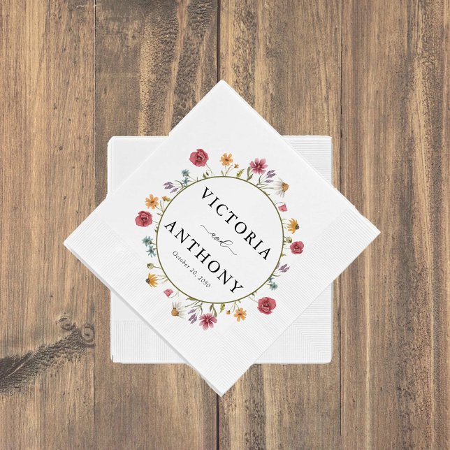 Guardanapo De Papel Wildflower Wedkins (Criador carregado)