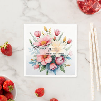 Guardanapo De Papel Wildflowers Beautiful Trendy Luxury Collection