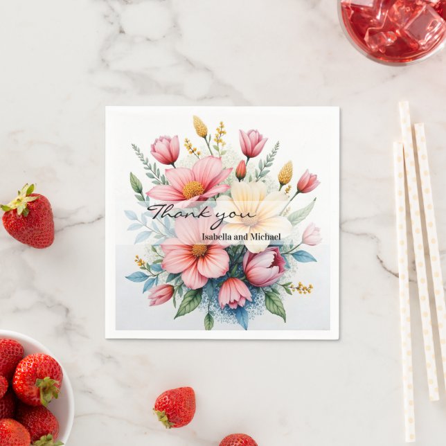 Guardanapo De Papel Wildflowers Beautiful Trendy Luxury Collection (Insitu)