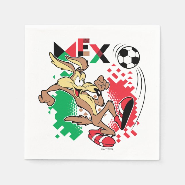 Guardanapo De Papel WILE E. COYOTE™ Team Mexico Soccer Graphic (Frente)