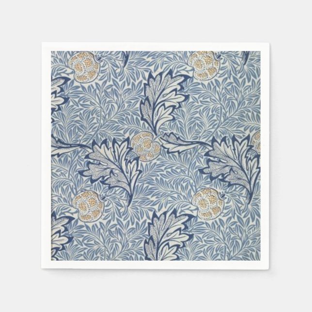 Guardanapo De Papel William Morris Apple Fllower Design (Frente)