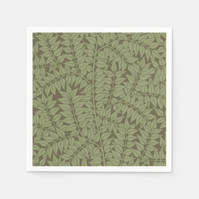 Guardanapo De Papel William Morris Branch Deixa Wallpaper (Frente)