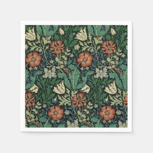 Guardanapo De Papel William Morris Compton Floral Art Nouveau Pattern