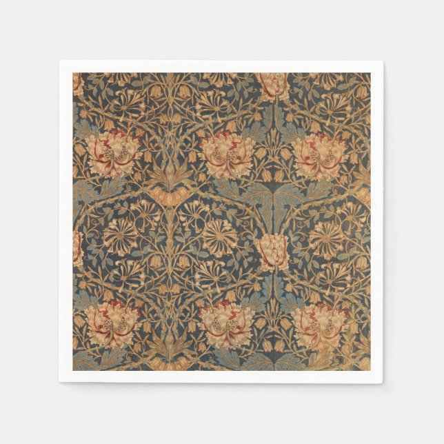 Guardanapo De Papel William Morris Honeysuckle Rich Wallpaper (Frente)