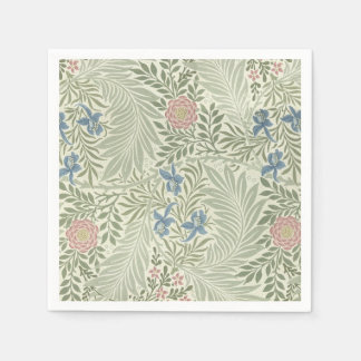 Guardanapo De Papel William Morris Larkspur Floral Wallpaper