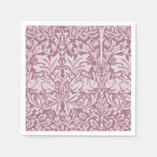 Guardanapo De Papel William Morris,O ladrão de morango,remodelado,arte (Frente)