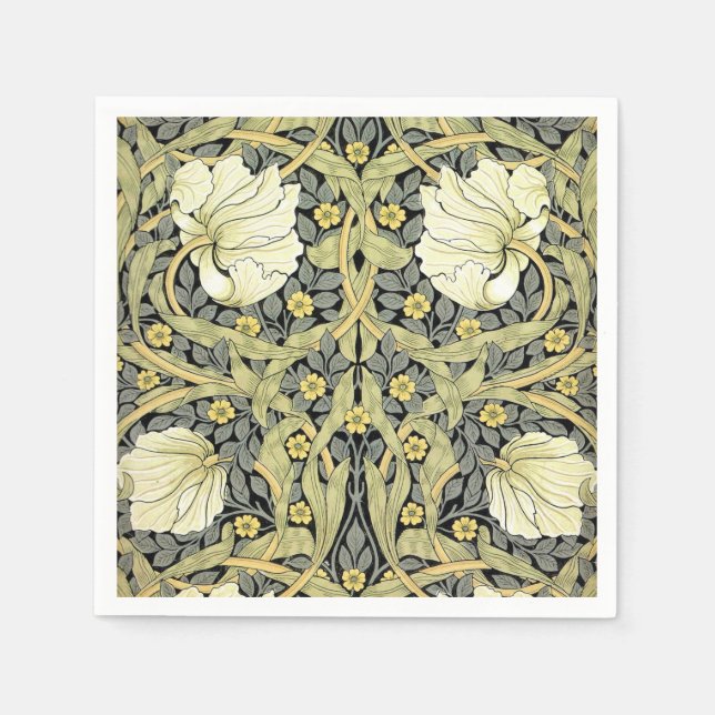 Guardanapo De Papel William Morris Pimpernel Floral Wallpaper (Frente)