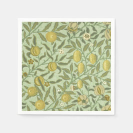Guardanapo De Papel William Morris Pomegranate Fruta