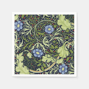 Guardanapo De Papel William Morris Seaweed Flor Antiquado