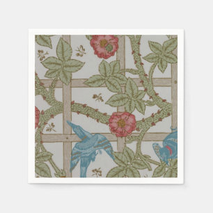 Guardanapo De Papel William Morris Trellis Wallpaper Art