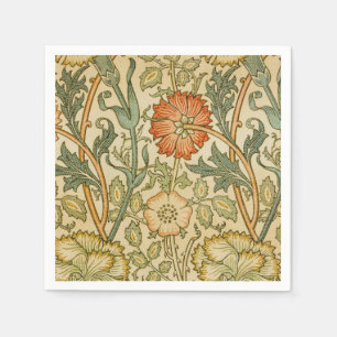 Guardanapo De Papel William Morris - Vintage Pink e Rosa